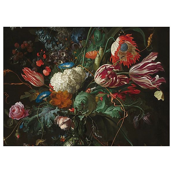 Art for the home Leinwandbild "Vase of Flowers, Ausschnitt, Jan Davidsz de günstig online kaufen