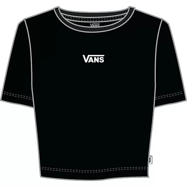 Vans Flying V Crop Crew Sport Kurzärmeliges T-shirt M Black günstig online kaufen