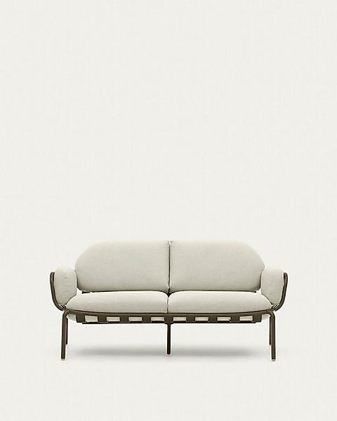 Natur24 Sofa 3- Sitzer Gartensofa Joncols 224x72x80 cm Grau Sitzgelegenheit günstig online kaufen