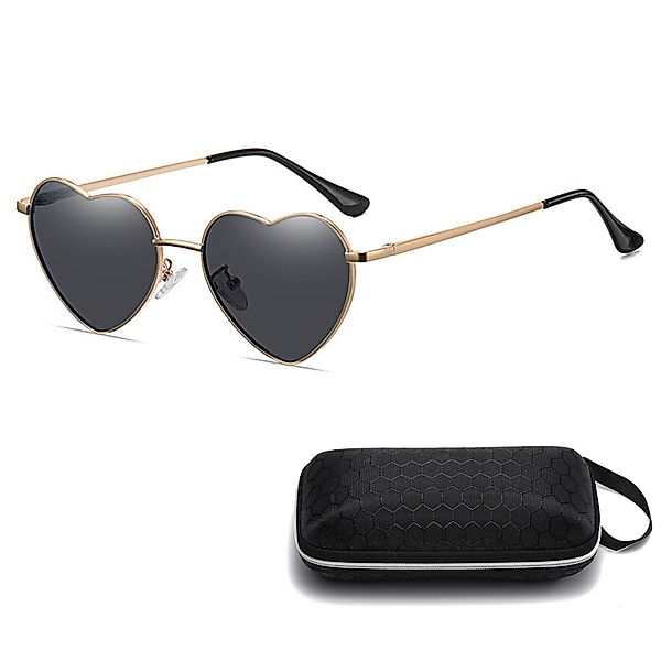 ibettertec Sonnenbrille Sonnenbrille Damen,Unregelmäßige Sonnenbrille,Liebe günstig online kaufen