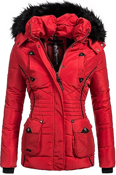 Marikoo Steppjacke Vanilla edle Winterjacke m. Kunstfellkapuze günstig online kaufen