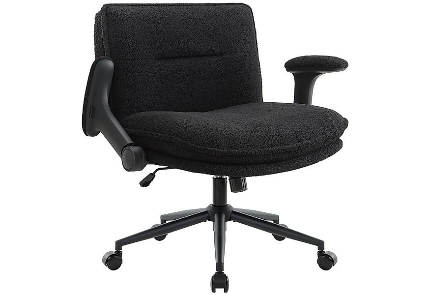 IWMH Bürostuhl Schreibtischstuhl mit klappbare Armlehnen, (Höhenverstellbar günstig online kaufen