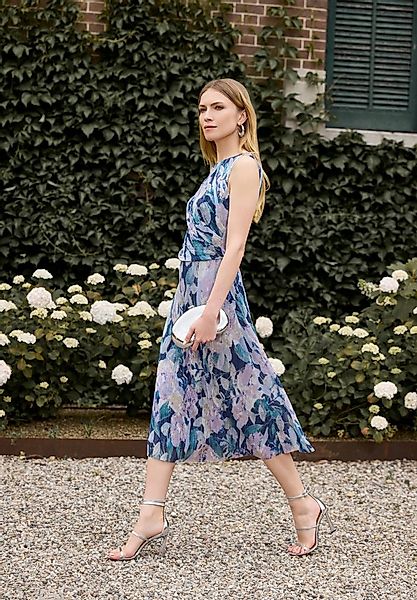 SWING Cocktailkleid Taillierte Passform mit fließendem Rockteil günstig online kaufen