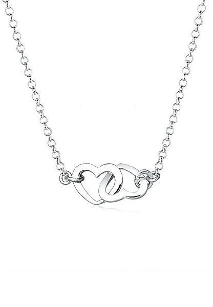 Elli Kette mit Anhänger Herz Liebe 925 Sterling Silber günstig online kaufen
