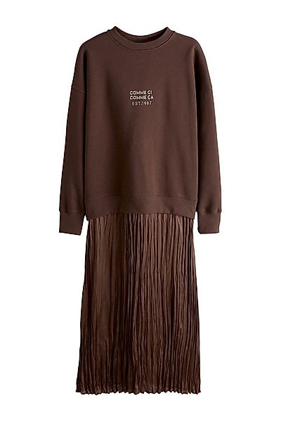 Next Midikleid 2-in-1 Pullover-Satinmidirock mit weichem Griff (1-tlg) günstig online kaufen