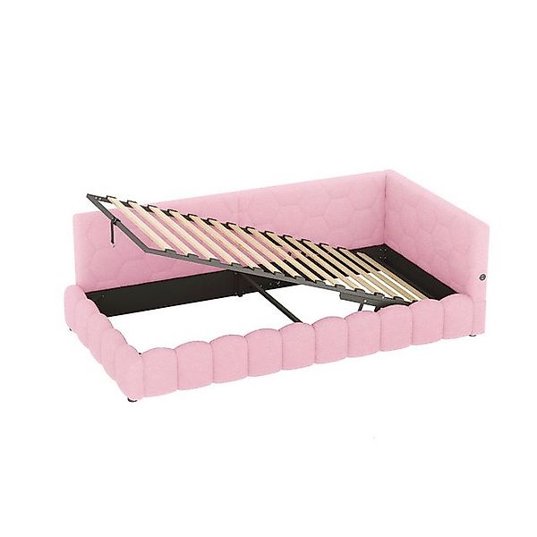 OKWISH Schlafsofa Tagesbett Polsterbett, 90x200 mit LED, USB & hydraulische günstig online kaufen