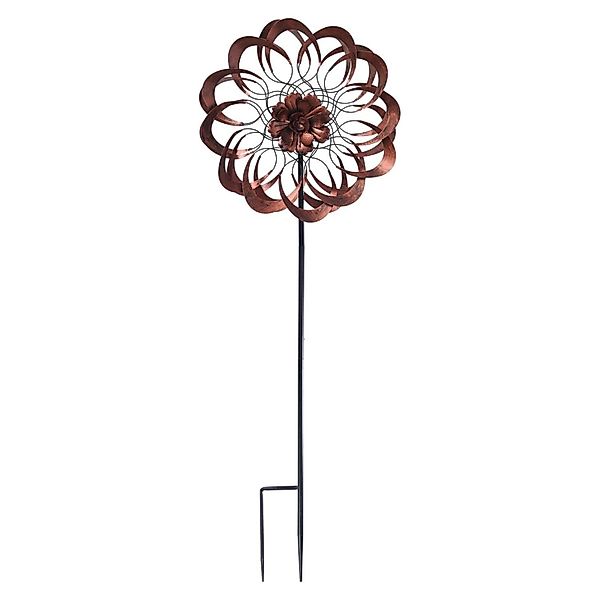 MARELIDA Deko-Windrad XXL Doppel Windrad kupfer günstig online kaufen