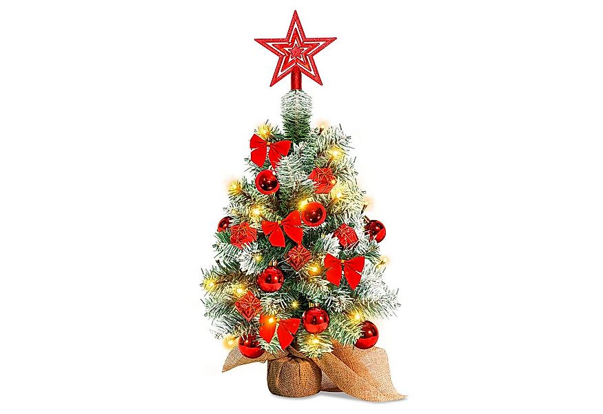Clanmacy Künstlicher Weihnachtsbaum Mini Weihnachtsbaum, 40cm Tisch-Weihnac günstig online kaufen