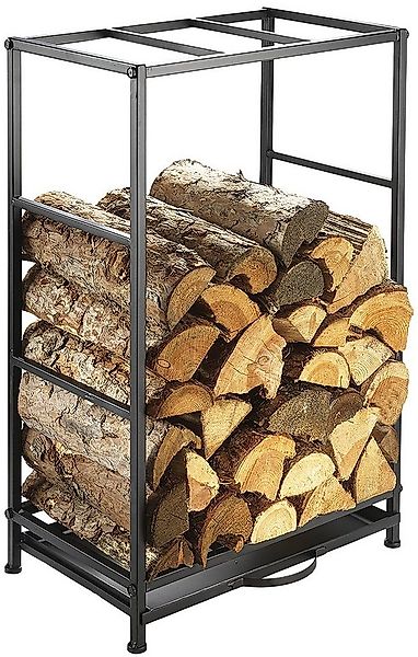 Kobolo Kaminholzregal Kaminholzständer aus Metall schwarz lackiert, BxTxH:5 günstig online kaufen