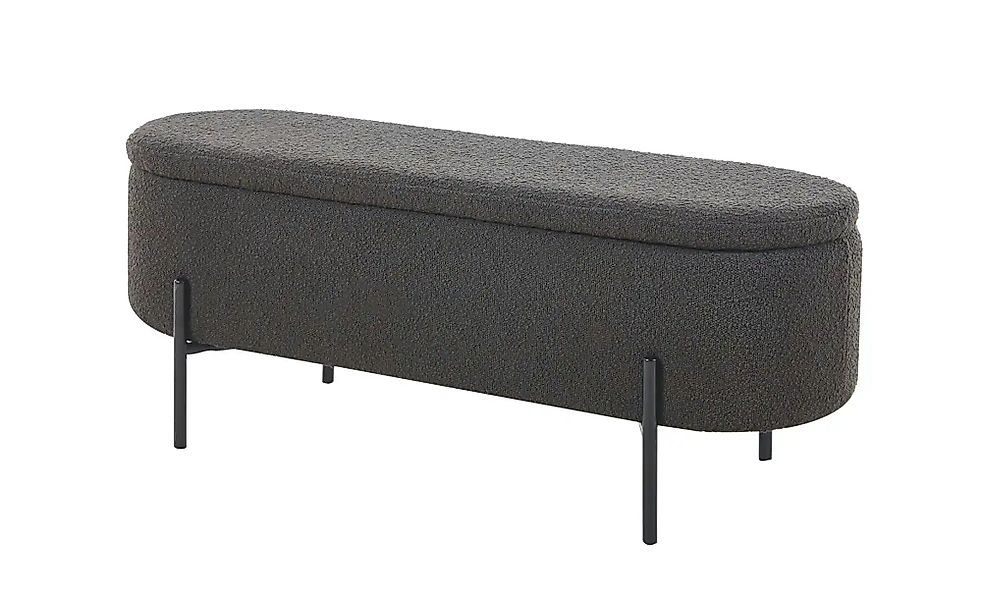 Bettbank   ¦ grau ¦ Maße (cm): B: 110 H: 44 Polstermöbel > Hocker - Höffner günstig online kaufen