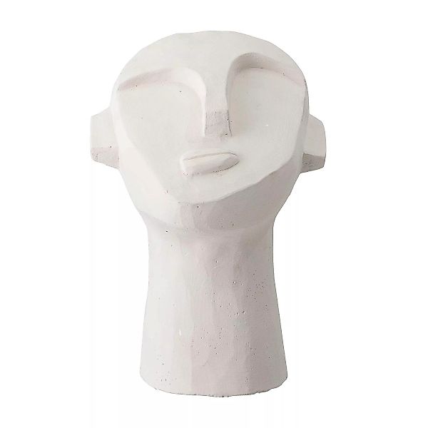 Bloomingville - Indo Skulptur Dekoration - weiß/LxBxH 17,5x15x22cm günstig online kaufen