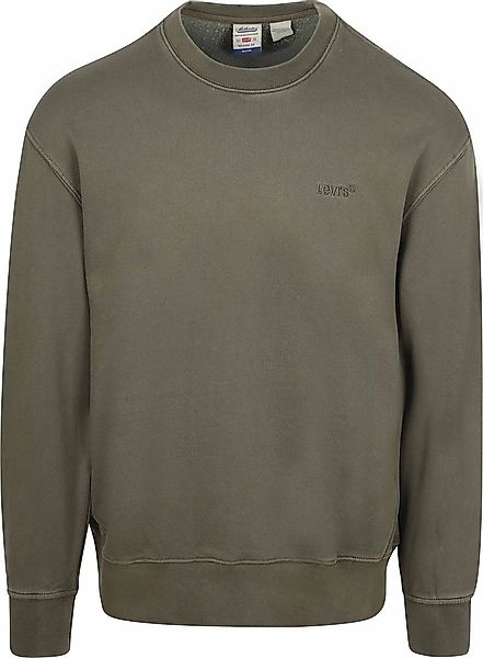 Levi's Sweater Authentic Logo Grün - Größe S günstig online kaufen