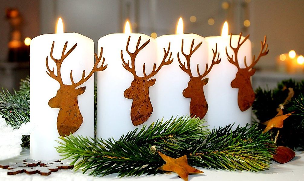 LB H&F Lilienburg Adventskerze 4er SET günstig online kaufen