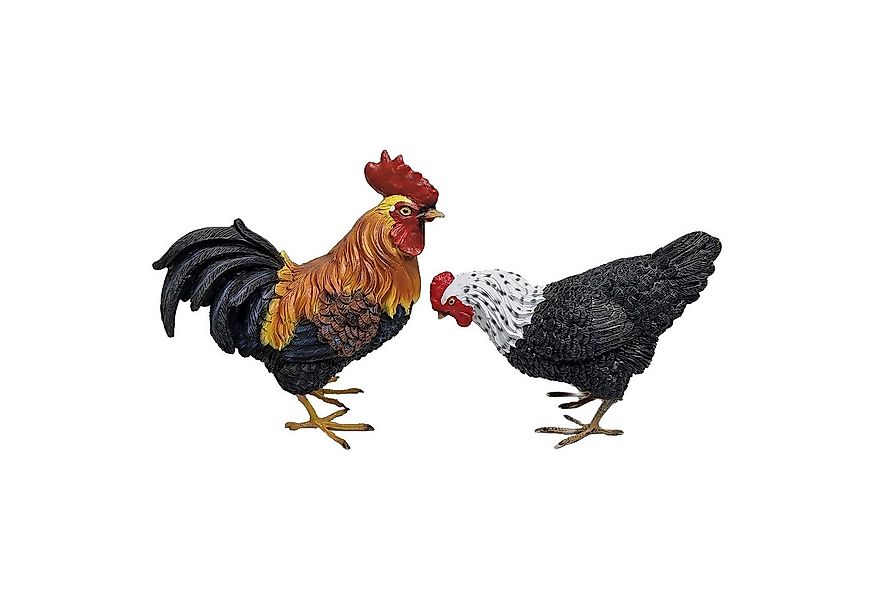 Fachhandel Plus Tierfigur Hahn und Huhn Gartenfiguren Tierfiguren Dekofigur günstig online kaufen