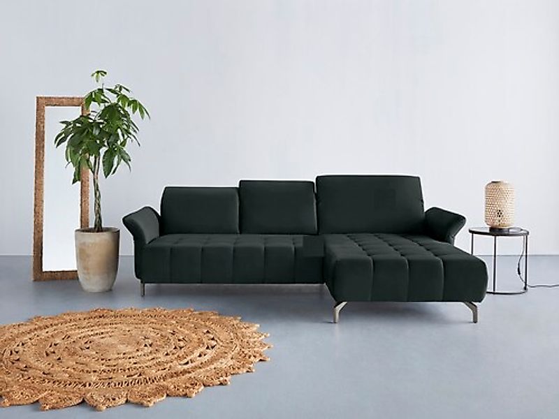 Home affaire Ecksofa »Fresh L-Form« Federkern, wahlweise Kopfteilverstellun günstig online kaufen