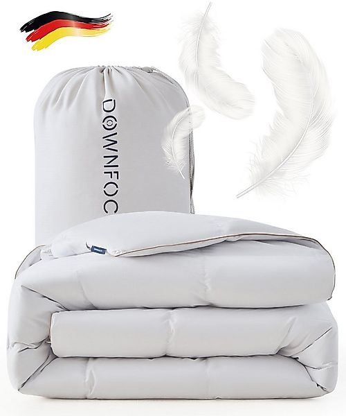 DOWNFOCUS Federbettdecke Winter/Ganzjahres Federbettdecke, 10% Gänsedaunen, günstig online kaufen
