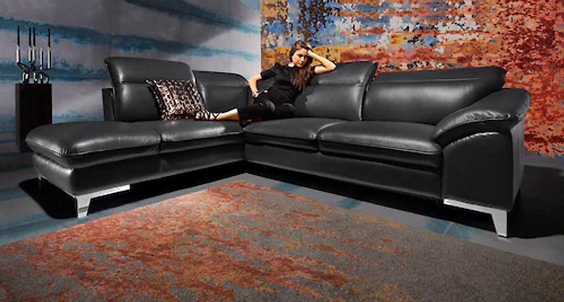 COTTA Polstergarnitur »Teresa L-Form«, (Set), Set bestehend aus: Ecksofa mi günstig online kaufen