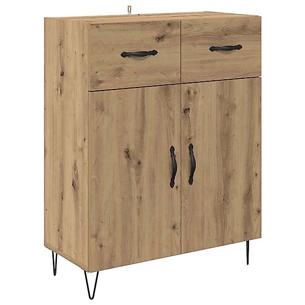 vidaXL Sideboard Artisan-Eiche 69,5 x 34 x 90 cm Holzwerkstoff 882273 günstig online kaufen