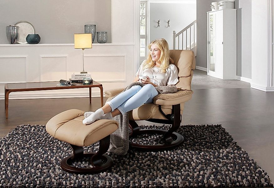 Stressless® Relaxsessel »Ruby«, (Set, Relaxsessel mit Hocker), mit Classic günstig online kaufen