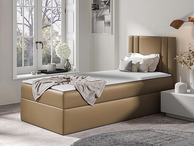 MIRJAN24 Boxspringbett Carmen Mini (mit Hauptmatratze, Topper, Kopfteil), 8 günstig online kaufen
