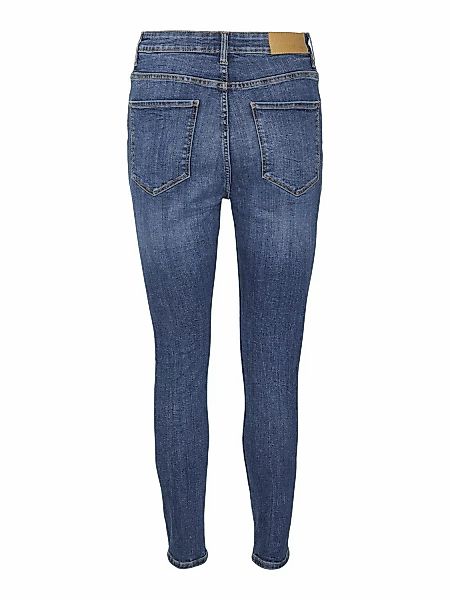 Noisy May Damen Jeans NMBUDDY Skinny Fit Blau - Medium Blue Denim günstig online kaufen