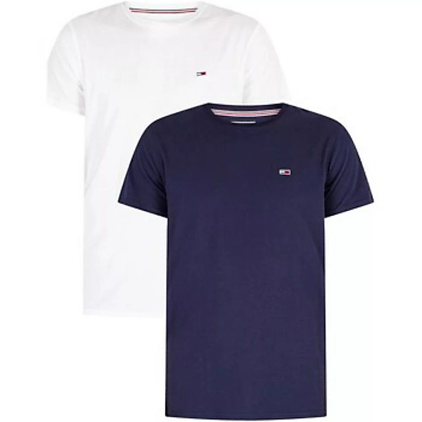 Tommy Jeans  T-Shirt 2er-Pack Schmal geschnittene Jersey-T-Shirts günstig online kaufen