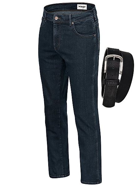 Wrangler Straight-Jeans Texas Authentic Straight Herren-Strechjeans mit Gür günstig online kaufen