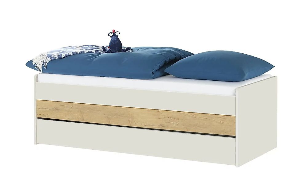 Duobett mit Stauraum  Grow Up ¦ grau ¦ Maße (cm): B: 97 H: 66 Betten > Bett günstig online kaufen