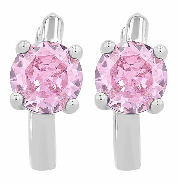 Adelia´s Klappcreolen "Damen Ohrringe – Klappcreole aus 925 Silber mit Zirk günstig online kaufen