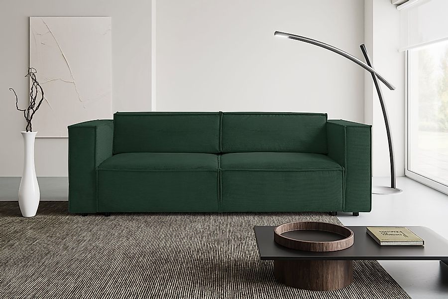 WERK2 Schlafsofa "Kansas Breite 252 cm, mit extragroßer Liegefläche 202x152 günstig online kaufen