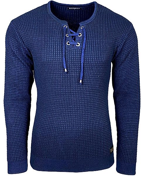 Baxboy Strickpullover Baxboy Herren Pullover Rundkragen günstig online kaufen