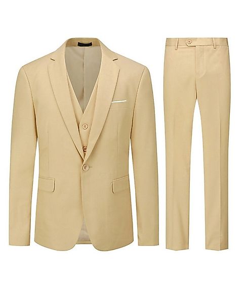 Allthemen Anzug (3 tlg) Slim Fit Herrenanzug für Business günstig online kaufen