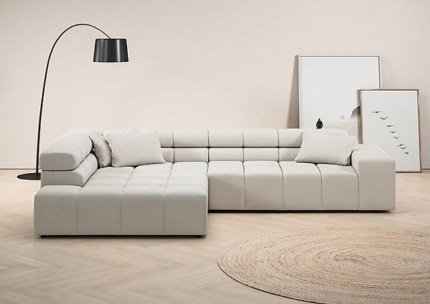 INOSIGN Ecksofa »Ancona incl. Kopfteilverstellung, OTTOs Choice, Breite 319 günstig online kaufen