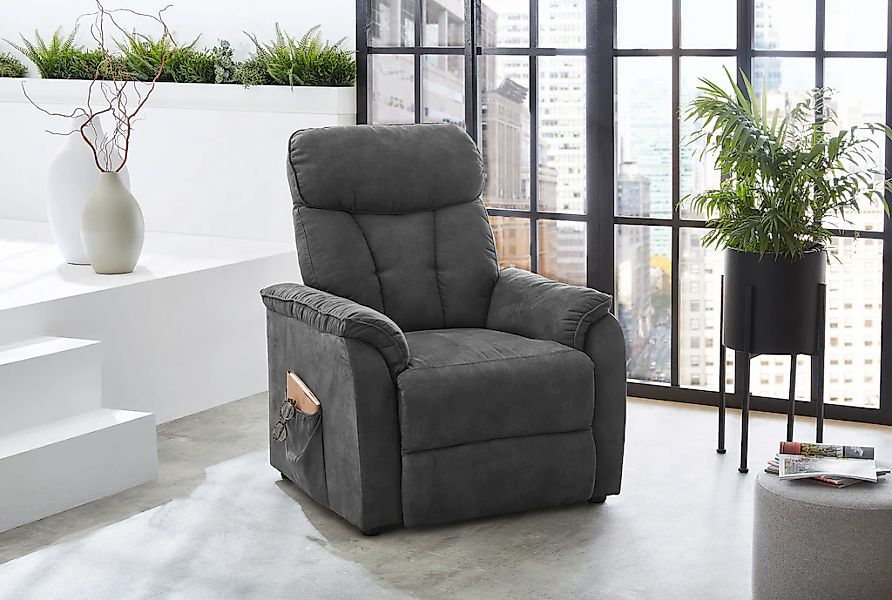 Jockenhöfer Gruppe TV-Sessel "Dorsten, B: 86 cm, Sitzhöhe: 46 cm" mit Relax günstig online kaufen