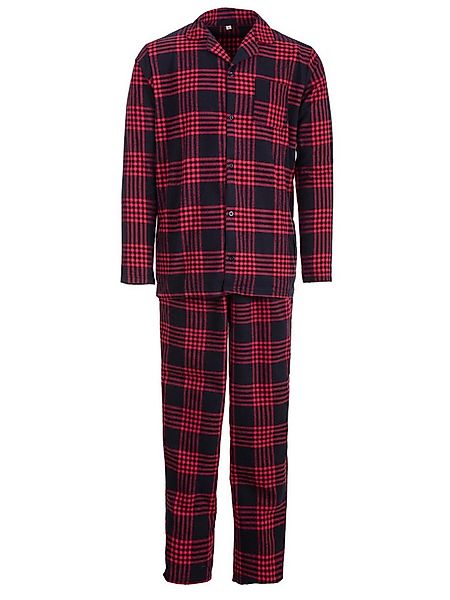 Henry Terre Pyjama Pyjama Set Langarm - Kent Karo allover günstig online kaufen