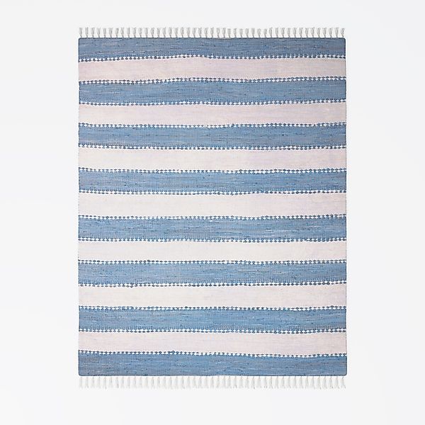 Wohnando Teppich MY-RUG Aarav, Chindi-Teppich 150x80cm, günstig online kaufen