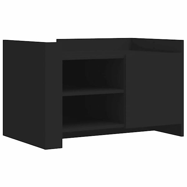 vidaXL Couchtisch Schwarz 80x50x50 cm Holzwerkstoff Modell 1 günstig online kaufen