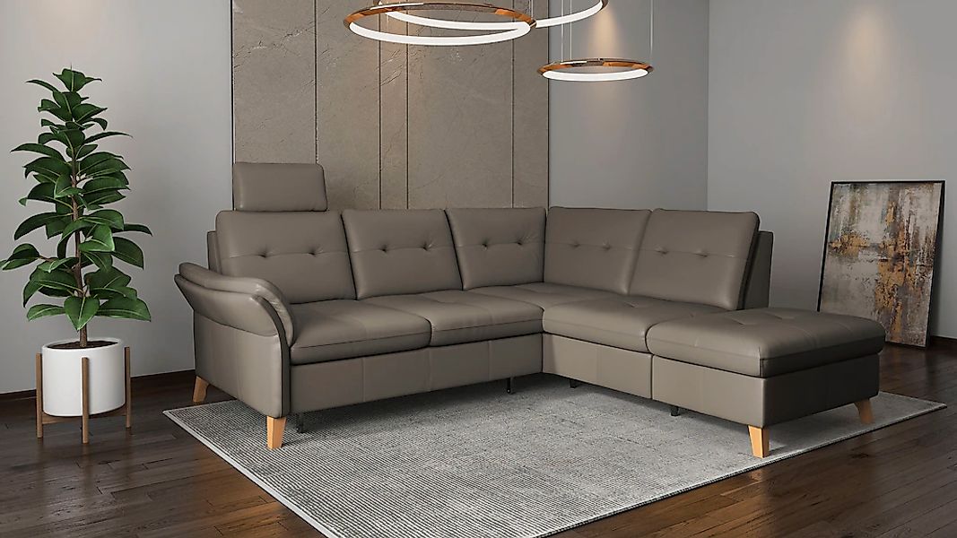 sit&more Ecksofa »Göteborg« inkl. Sitztiefenverstellung, wahlweise mit Bett günstig online kaufen