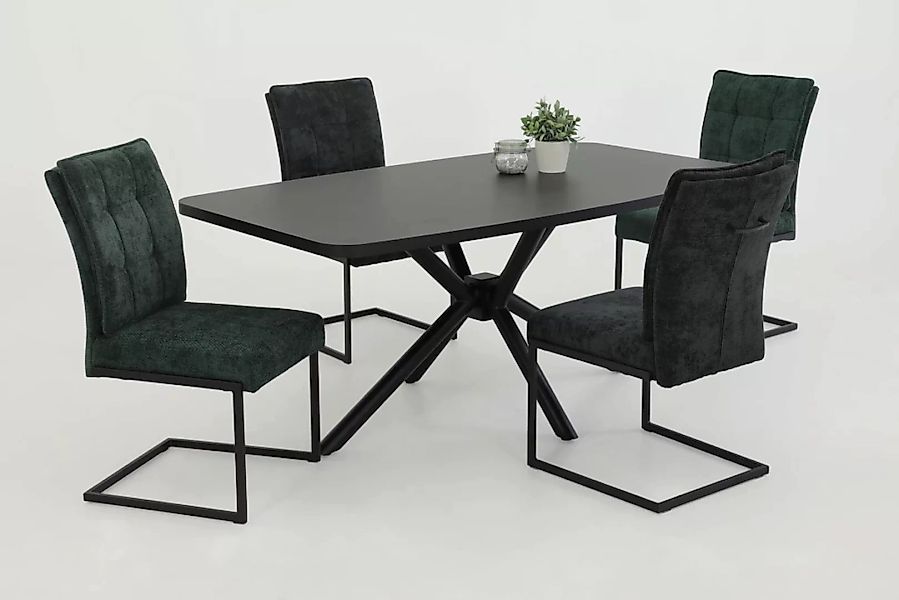 HELA Freischwinger "OLIVIA Esszimmerstuhl", (Set), 2 St., XL-Breite, Komfor günstig online kaufen