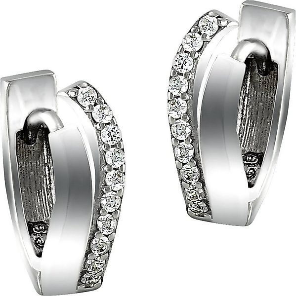 SilberDream Paar Creolen SilberDream Ohrringe Zirkonia 925 Silber (Creolen) günstig online kaufen