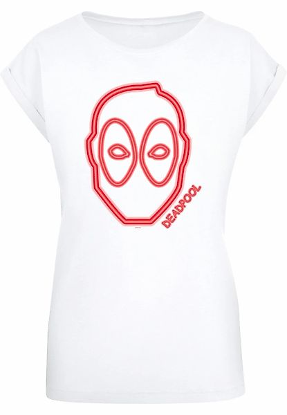 ABSOLUTE CULT T-Shirt "ABSOLUTE CULT Damen Ladies Deadpool - Neon Head T-Sh günstig online kaufen