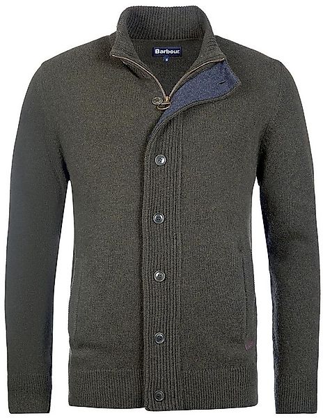 Barbour Zip Pull Lambswool Dunkelgrün - Größe XL günstig online kaufen