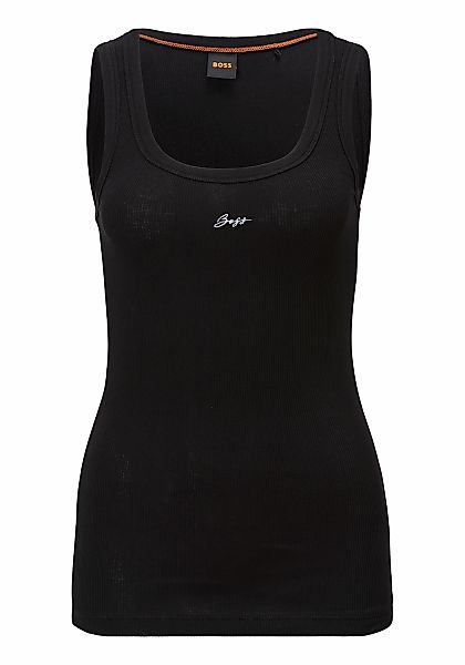 BOSS ORANGE Tanktop "Ematite Premium Damenmode", mit gerippter Struktur günstig online kaufen