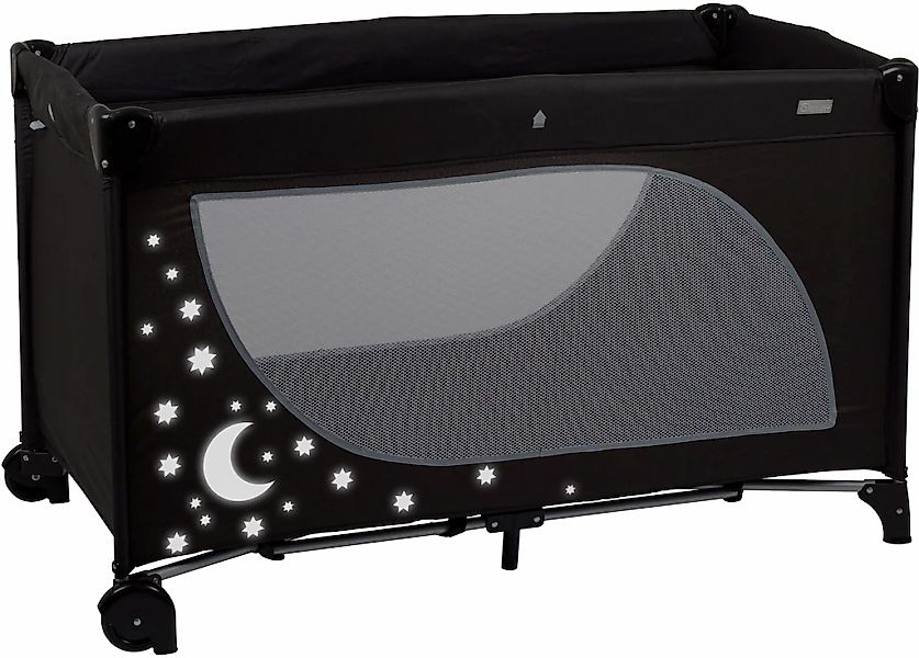 BabyGo Baby-Reisebett "Moonstars, black" günstig online kaufen