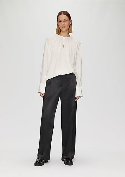 s.Oliver BLACK LABEL Stoffhose Wide-Leg-Hose aus günstig online kaufen