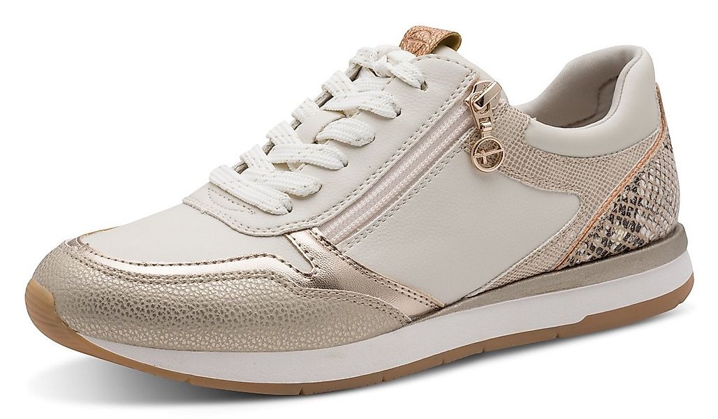 Tamaris Plateausneaker, Schnürschuh, Freizeitschuh, Halbschuh in veganer Ve günstig online kaufen