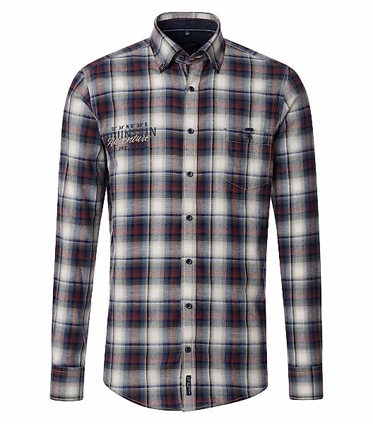 CASAMODA Flanellhemd "CASAMODA Flanellhemd kariert" günstig online kaufen