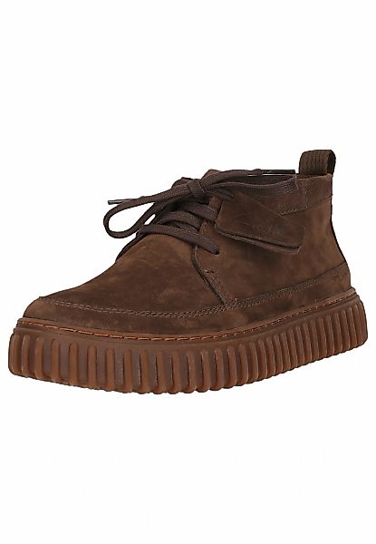 Clarks Stiefelette "Torhill Lace High", mit gerippter Laufsohle günstig online kaufen