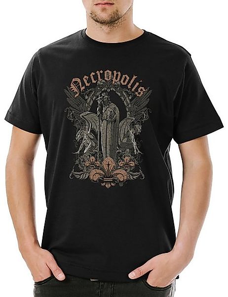 Urban Backwoods Print-Shirt Urban Backwoods Necropolis Herren T-Shirt Schwa günstig online kaufen