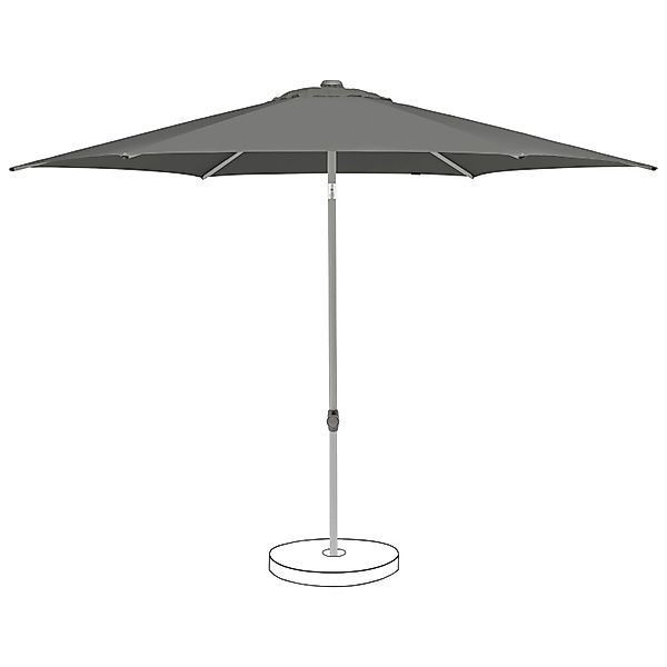 Suncomfort by Glatz Marktschirm Stone Grey mit Neigungsfunktion günstig online kaufen
